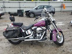 Salvage motorcycles for sale at Walton, KY auction: 2016 Harley-Davidson Flstc Heritage Softail Classic