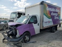Salvage trucks for sale at Houston, TX auction: 2021 Chevrolet Express G3500