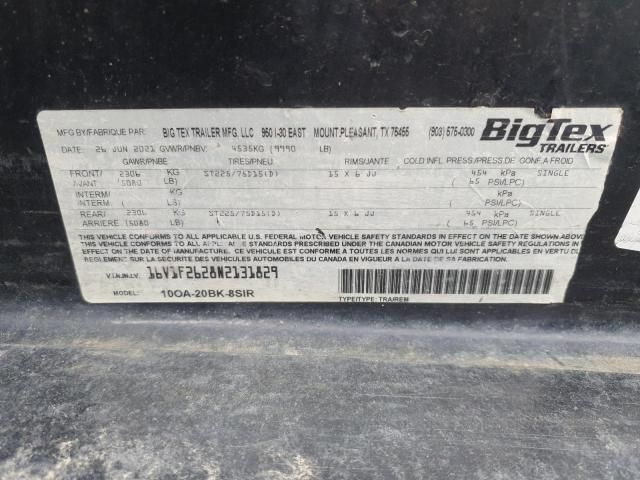 2022 Big Tex Equipment Trailer