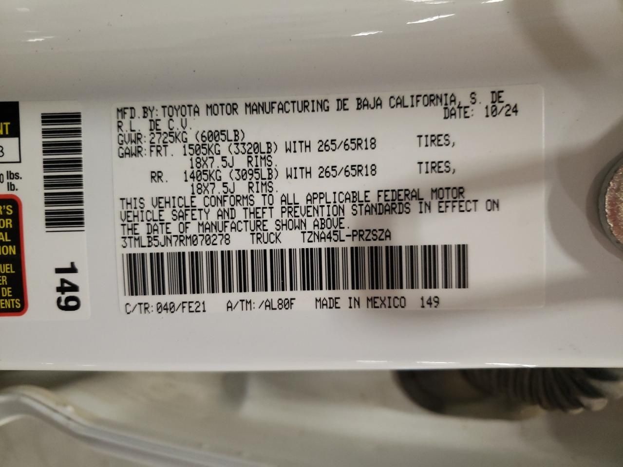 2024 Toyota Tacoma Double cab