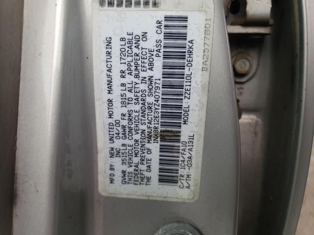 2000 Toyota Corolla VE