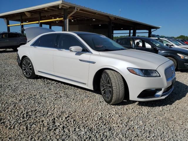 2018 Lincoln Continental Reserve