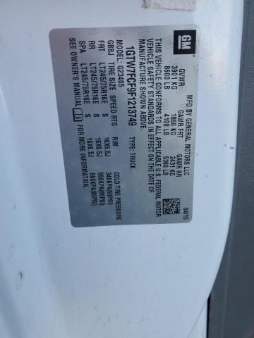 2015 GMC Savana G2500
