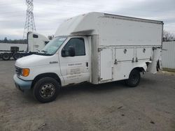 Ford E350 salvage cars for sale: 2007 Ford Econoline E350 Super Duty Cutaway Van