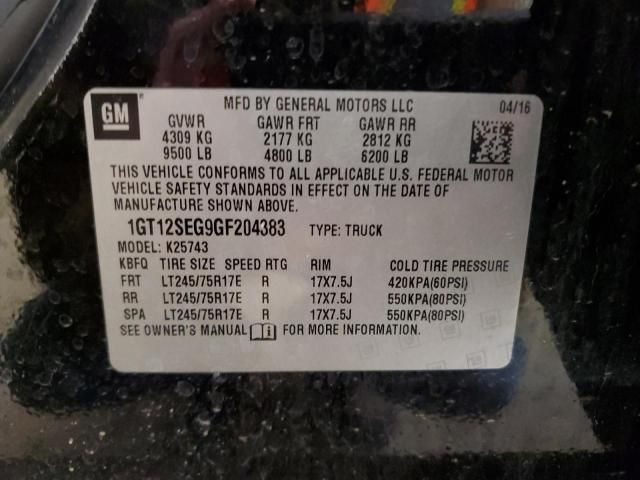 2016 GMC Sierra K2500 SLE
