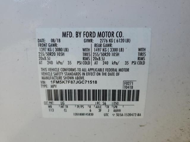 2018 Ford Explorer Limited