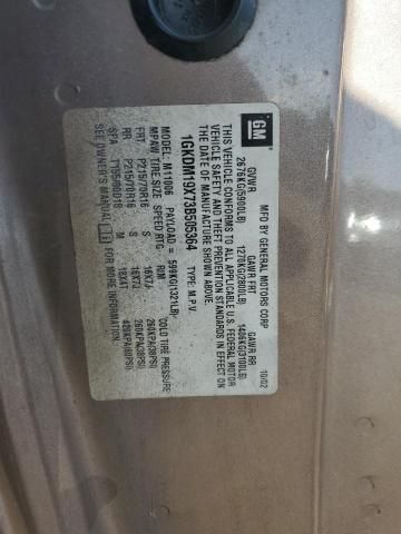 2003 GMC Safari XT
