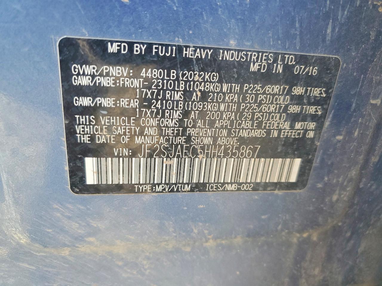 2017 Subaru Forester 2.5i Premium