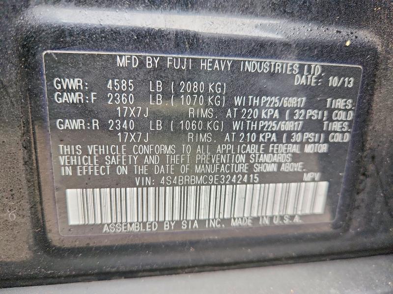 2014 Subaru Outback 2.5i Limited