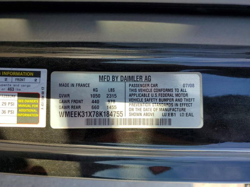 2008 Smart Fortwo Passion