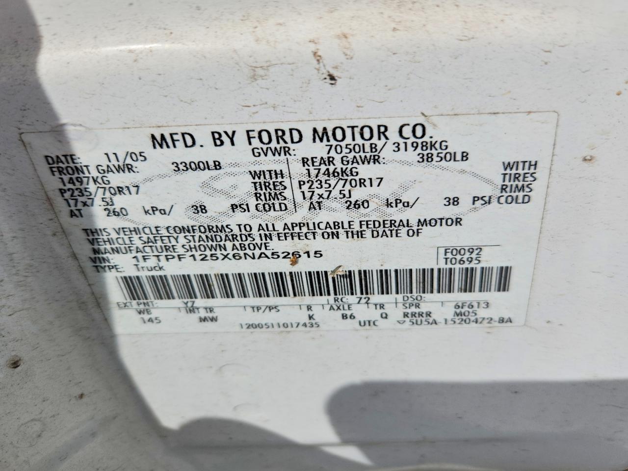 2006 Ford F150