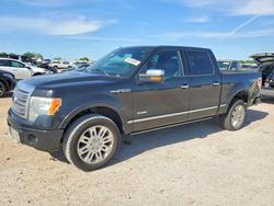 Salvage trucks for sale at San Antonio, TX auction: 2012 Ford F150 Supercrew