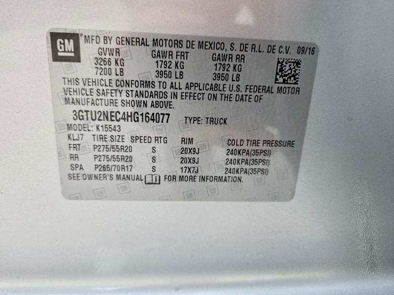 2017 GMC Sierra K1500 slt