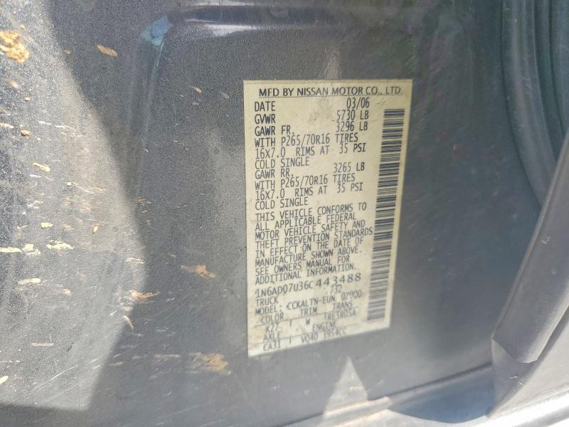 2006 Nissan Frontier SE