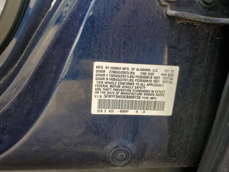 2014 Honda Pilot exl