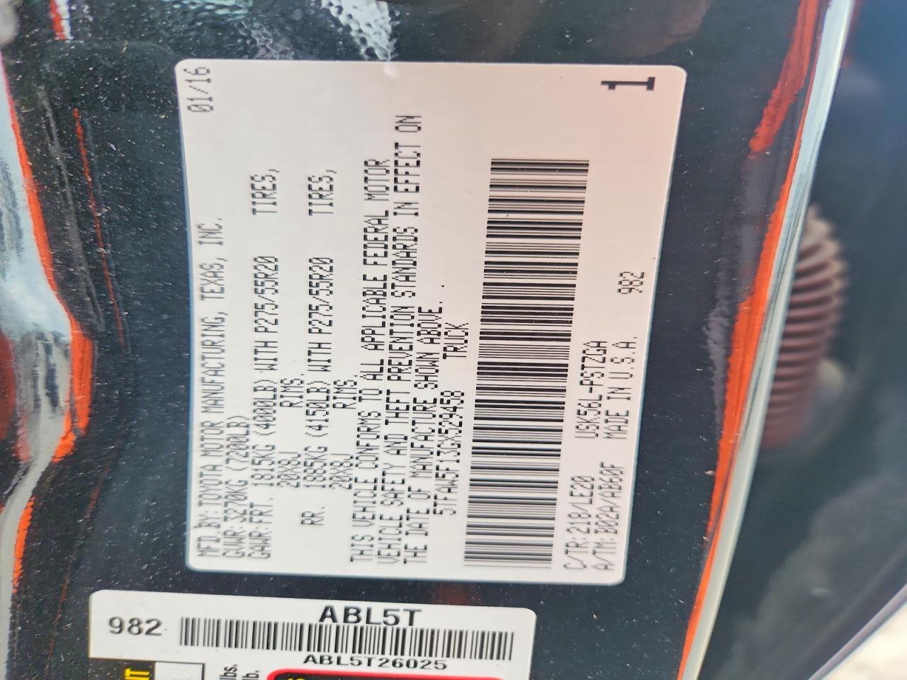 2016 Toyota Tundra Platinum