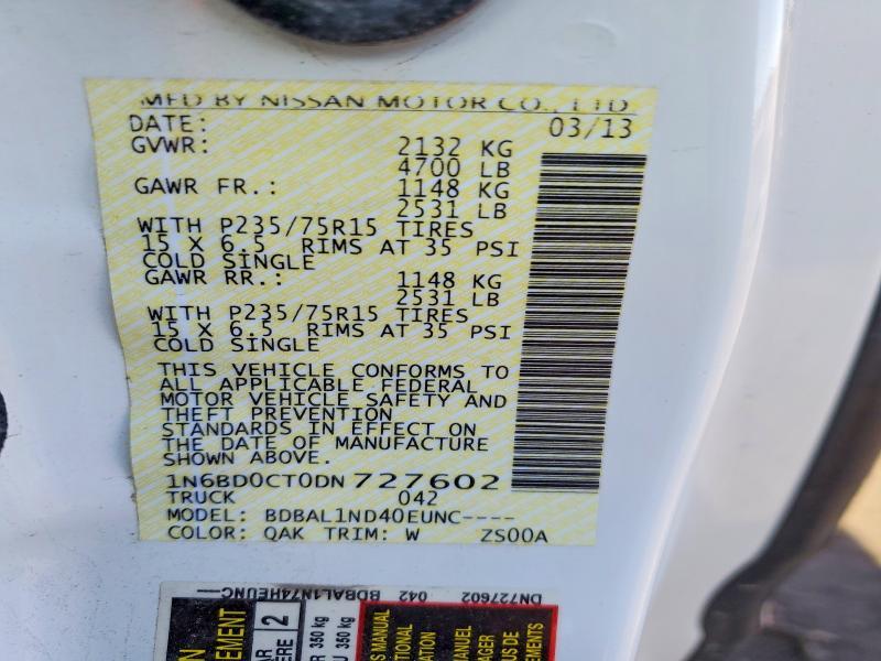 2013 Nissan Frontier s