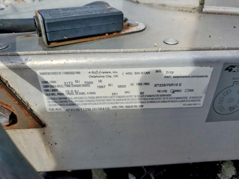 2020 Four Winds Star FD-306 Livestock Trailer