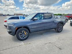 Salvage trucks for sale at Grand Prairie, TX auction: 2022 Rivian R1T Adventure