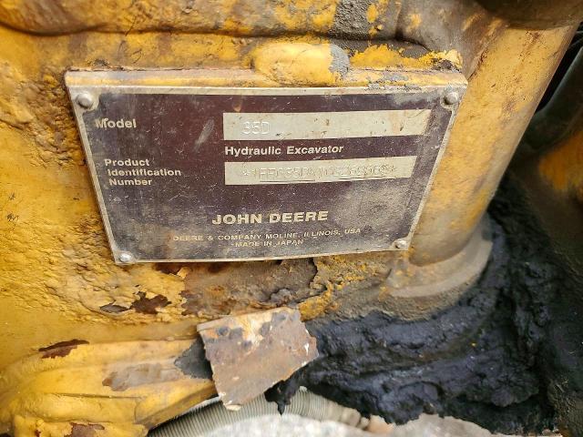 2012 John Deere 35D Mini Excavator