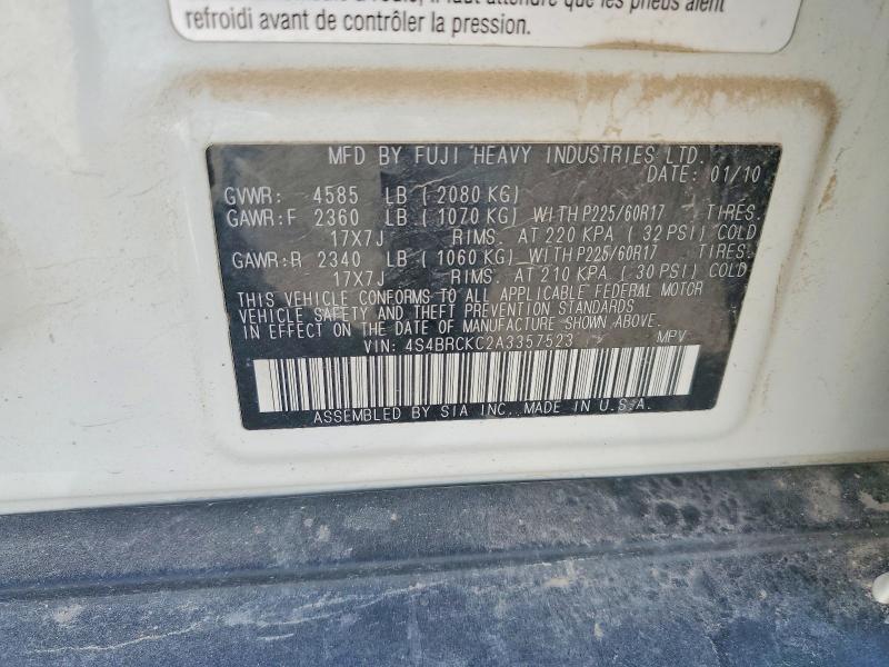 2010 Subaru Outback 2.5i Limited