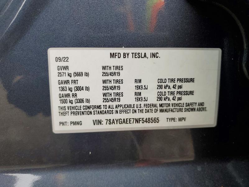 2022 Tesla Model y