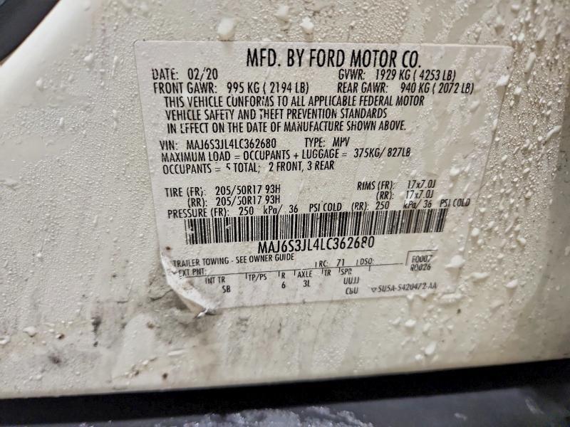 2020 Ford Ecosport ses