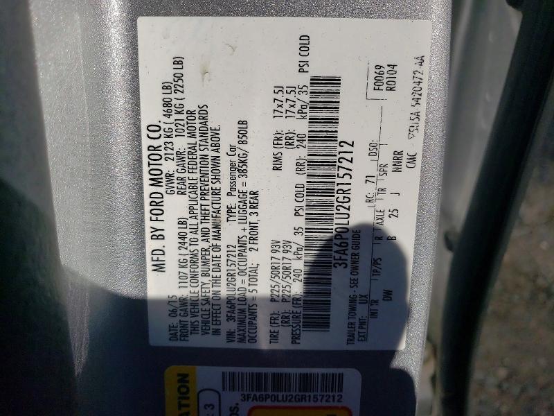 2016 Ford Fusion se Hybrid