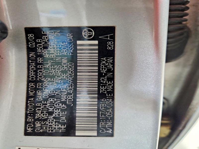 2009 Toyota Corolla le