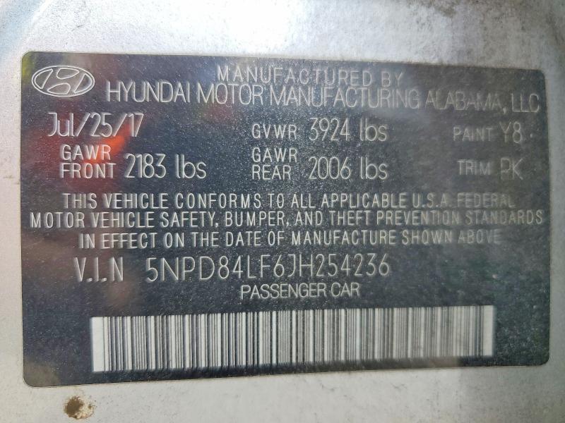 2018 Hyundai Elantra sel