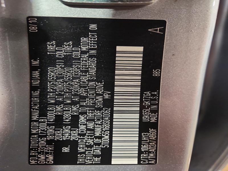 2011 Toyota Sequoia Platinum