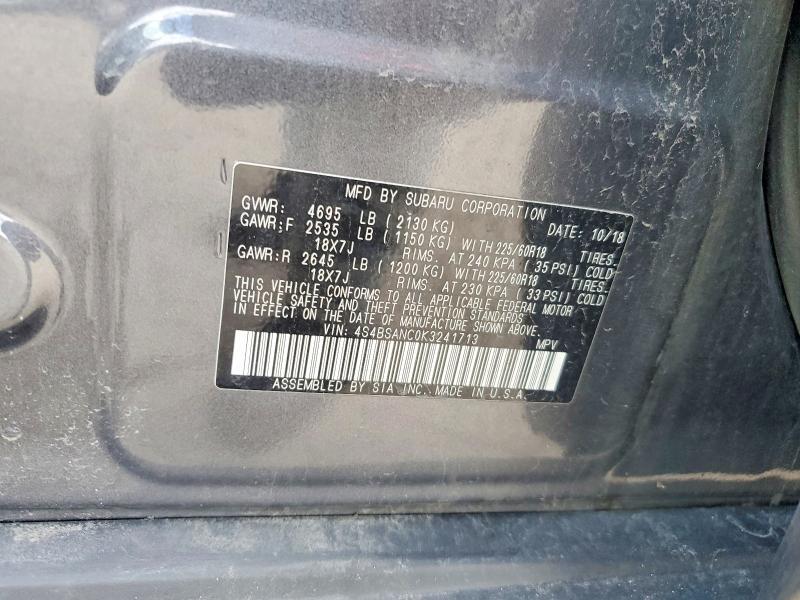 2019 Subaru Outback 2.5i Limited