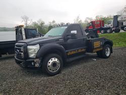 Salvage trucks for sale at West Mifflin, PA auction: 2013 Ford F450 Super Duty