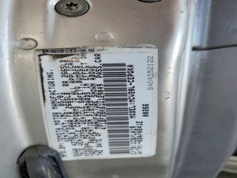 2001 Toyota Camry xle V6