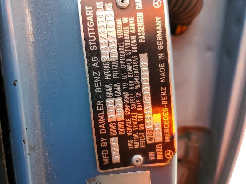 1982 Mercedes-Benz 300 dt