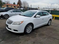 Buick salvage cars for sale: 2012 Buick Lacrosse Convenience