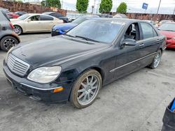 Vehiculos salvage en venta de Copart Wilmington, CA: 2001 Mercedes-Benz S 600