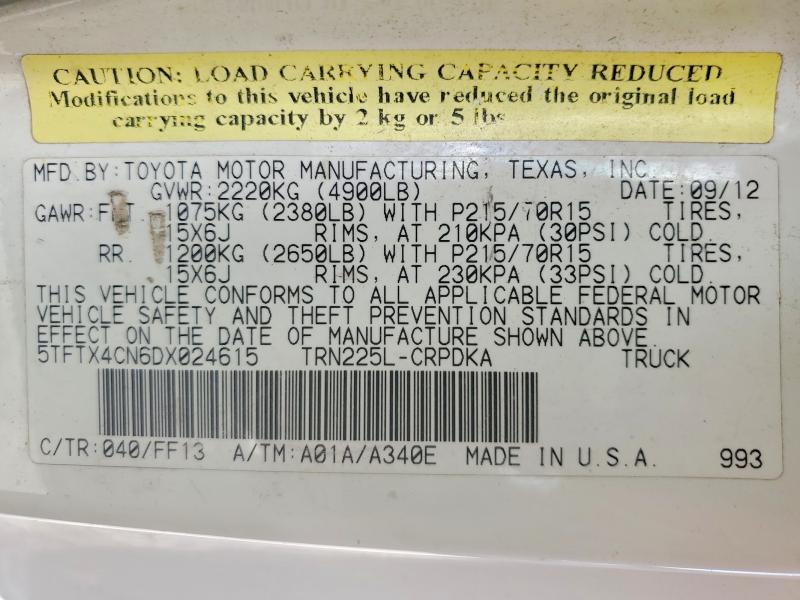 2013 Toyota Tacoma Access cab