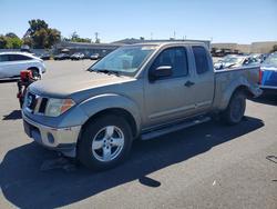 Salvage trucks for sale at Martinez, CA auction: 2005 Nissan Frontier SE