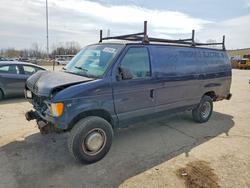 Salvage cars for sale from Copart Marlboro, NY: 2001 Ford E350 Utility / Service Van
