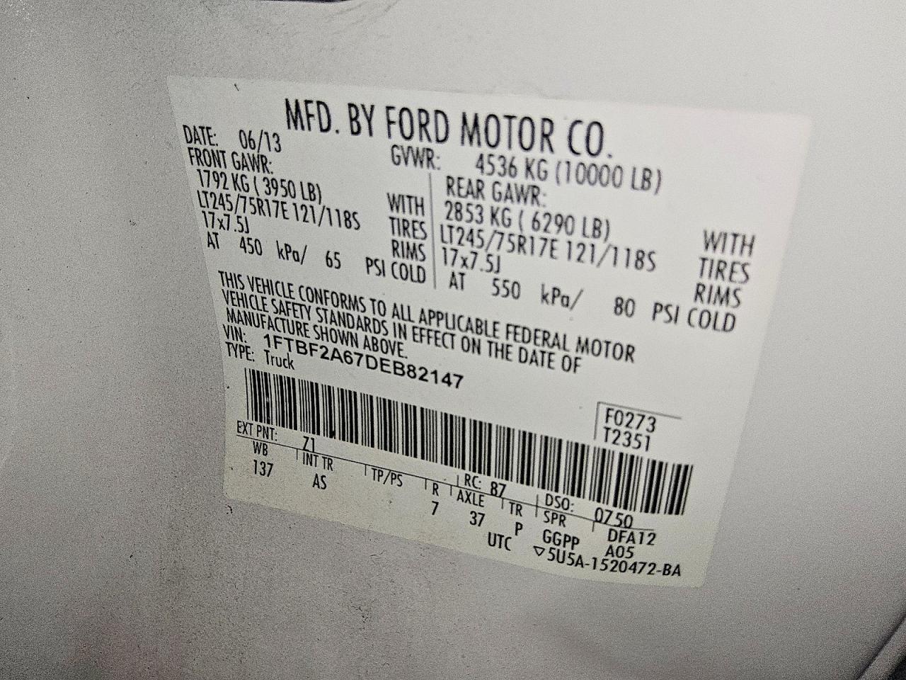 2013 Ford F250 Super Duty