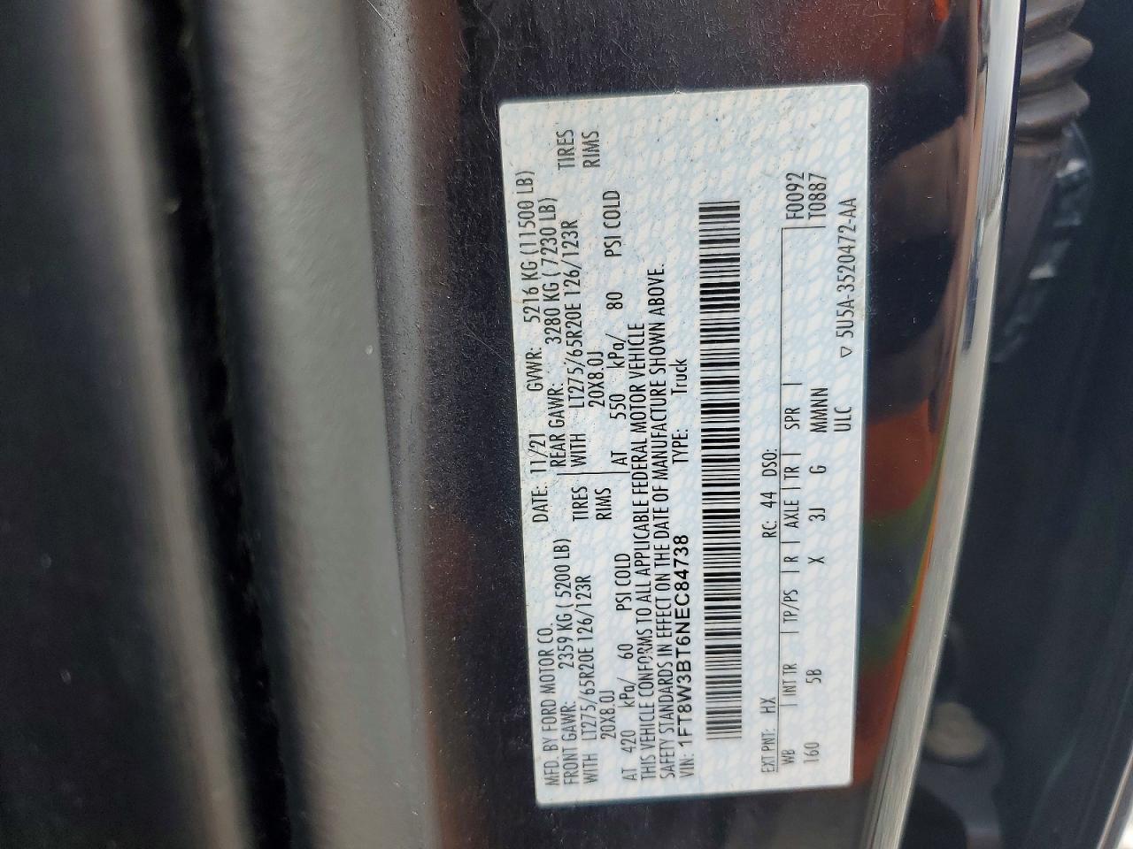 2022 Ford F350 Super Duty