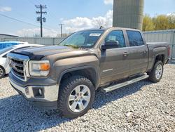 Salvage trucks for sale at Wayland, MI auction: 2014 GMC Sierra K1500 SLE