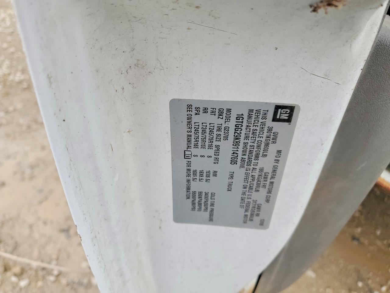 2009 GMC Savana G2500