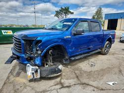 Salvage trucks for sale at Woodhaven, MI auction: 2017 Ford F150 Supercrew