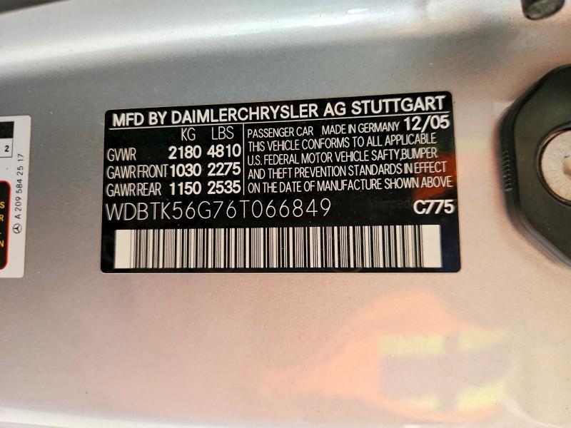 2006 Mercedes-Benz Clk 350