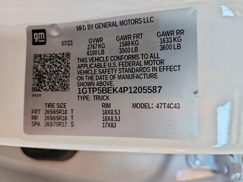2023 GMC Canyon Elevation