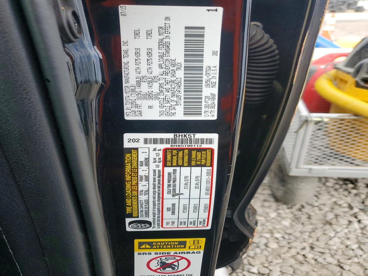 2015 Toyota Tundra SR5
