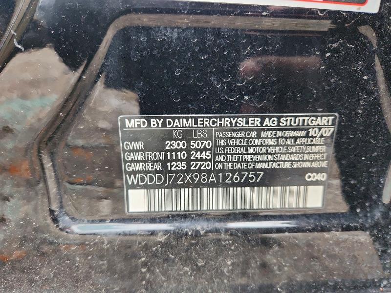 2008 Mercedes-Benz Cls 550