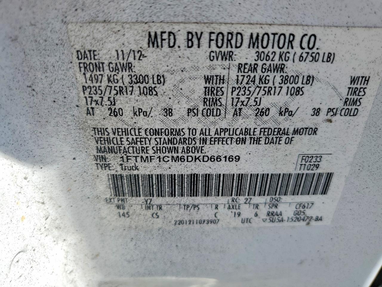 2013 Ford F150